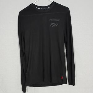 NWT Fasthouse TB Black Blend Long Sleeve Tech Tee Mens Size Small